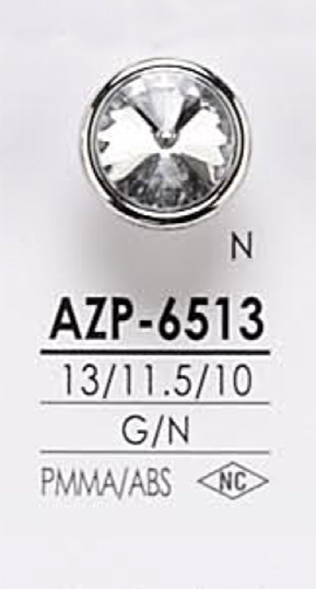 AZP6513 Botón De Piedra De Cristal IRIS