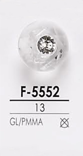 F5552 Botón De Bola De Metal Con Forma De Rizo Rosa IRIS