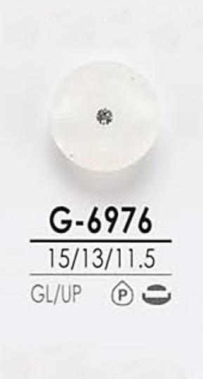 G6976 Botón De Piedra De Cristal Con Forma De Rizo Rosa Para Teñir IRIS