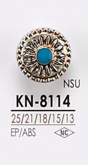 KN8114 Botón De Metal IRIS