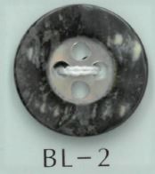 BL-2 Botón De Concha Intercambiable De Color Central De 2 Orificios Sakamoto Saji Shoten