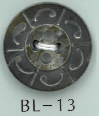 BL-13 Botón De Concha Japonesa De 4 Agujeros Sakamoto Saji Shoten