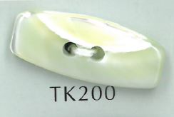 TK200 Botón De Concha De Lona De 2 Orificios Sakamoto Saji Shoten