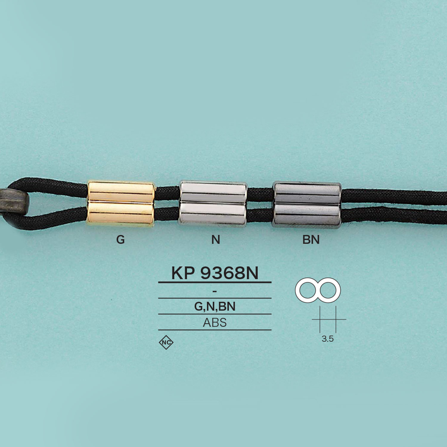 KP9368N Tapón De Cable[Hebillas Y Anillo] IRIS