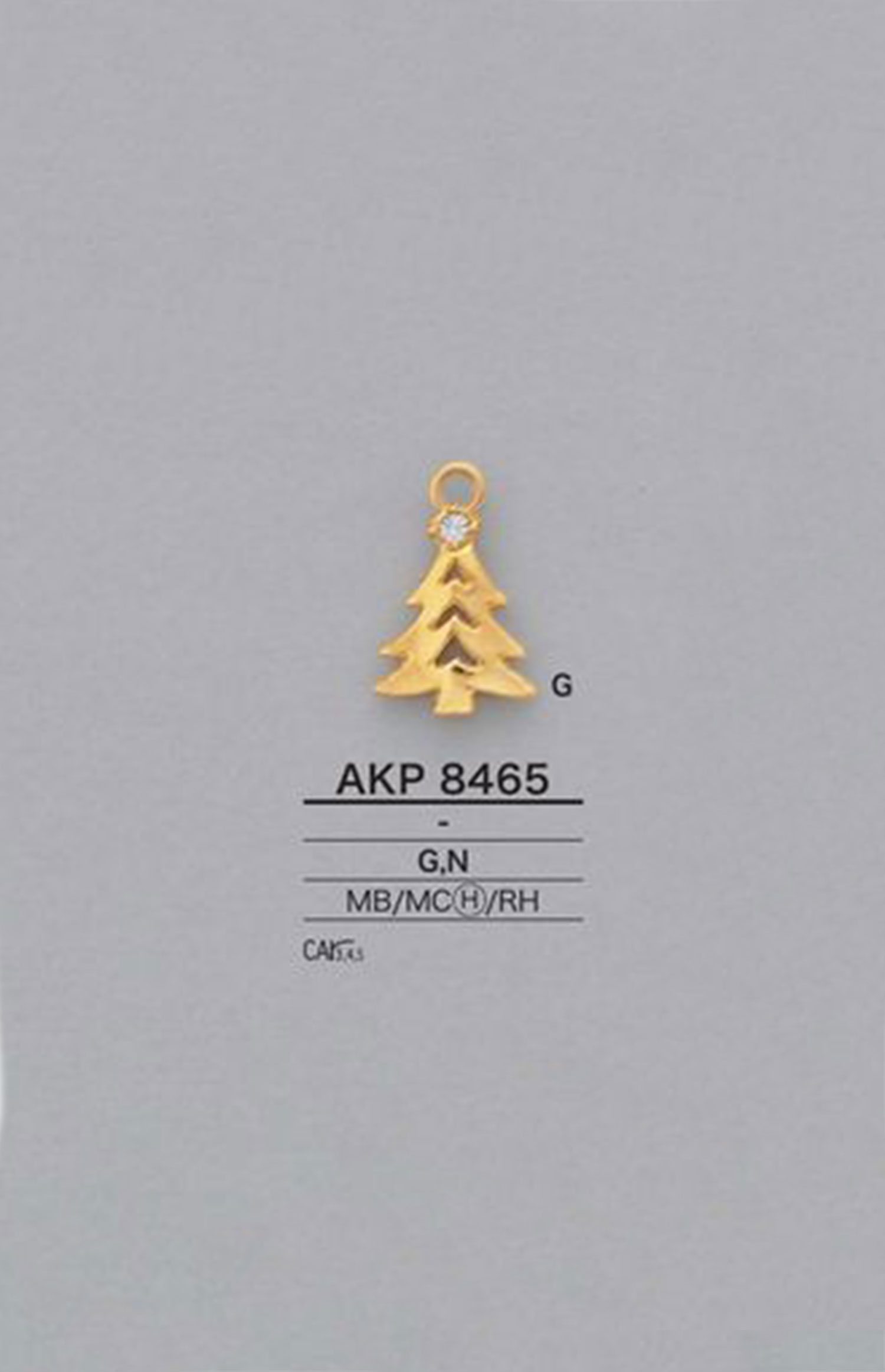 AKP8465 Punto De Cremallera Tipo árbol (Lengüeta De Tiro) IRIS