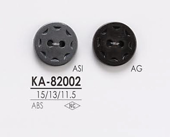 KA82002 Botón De Metal De 4 Agujeros Para Chaquetas Y Trajes IRIS