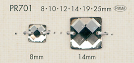 PR701 Botón Cuadrado Con Corte De Diamante DAIYA BUTTON