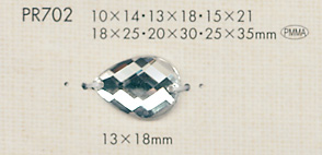 PR702 Botón Tipo Gota Con Corte De Diamante DAIYA BUTTON