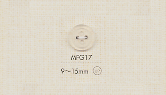 MFG17 BOTONES DAIYA Botón Transparente Mate De 4 Orificios DAIYA BUTTON