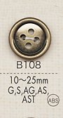 B108 Botones De Metal Coloridos Simples Para Camisas Y Chaquetas[Botón] DAIYA BUTTON