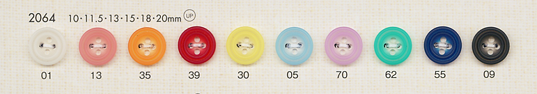 2064 Botones De Colores Para Camisas De Color Caramelo[Botón] DAIYA BUTTON