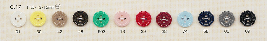 CL17 Botones De Plástico Cojos De 4 Agujeros Para Camisas Y Blusas[Botón] DAIYA BUTTON
