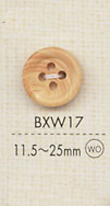 BXW17 Botón De 4 Agujeros De Madera De Material Natural DAIYA BUTTON