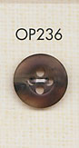 OP236 Botón De Poliéster Mate De 4 Orificios Similar A Un Búfalo DAIYA BUTTON