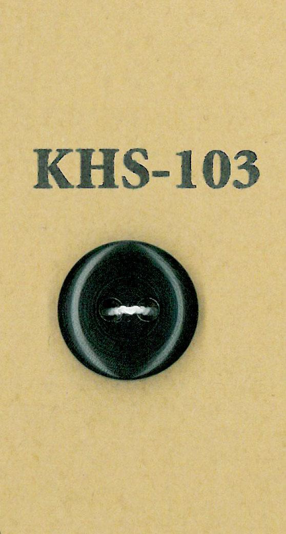 KHS-103 Botón De Cuerno Simple De 2 Orificios Buffalo Koutoku Button