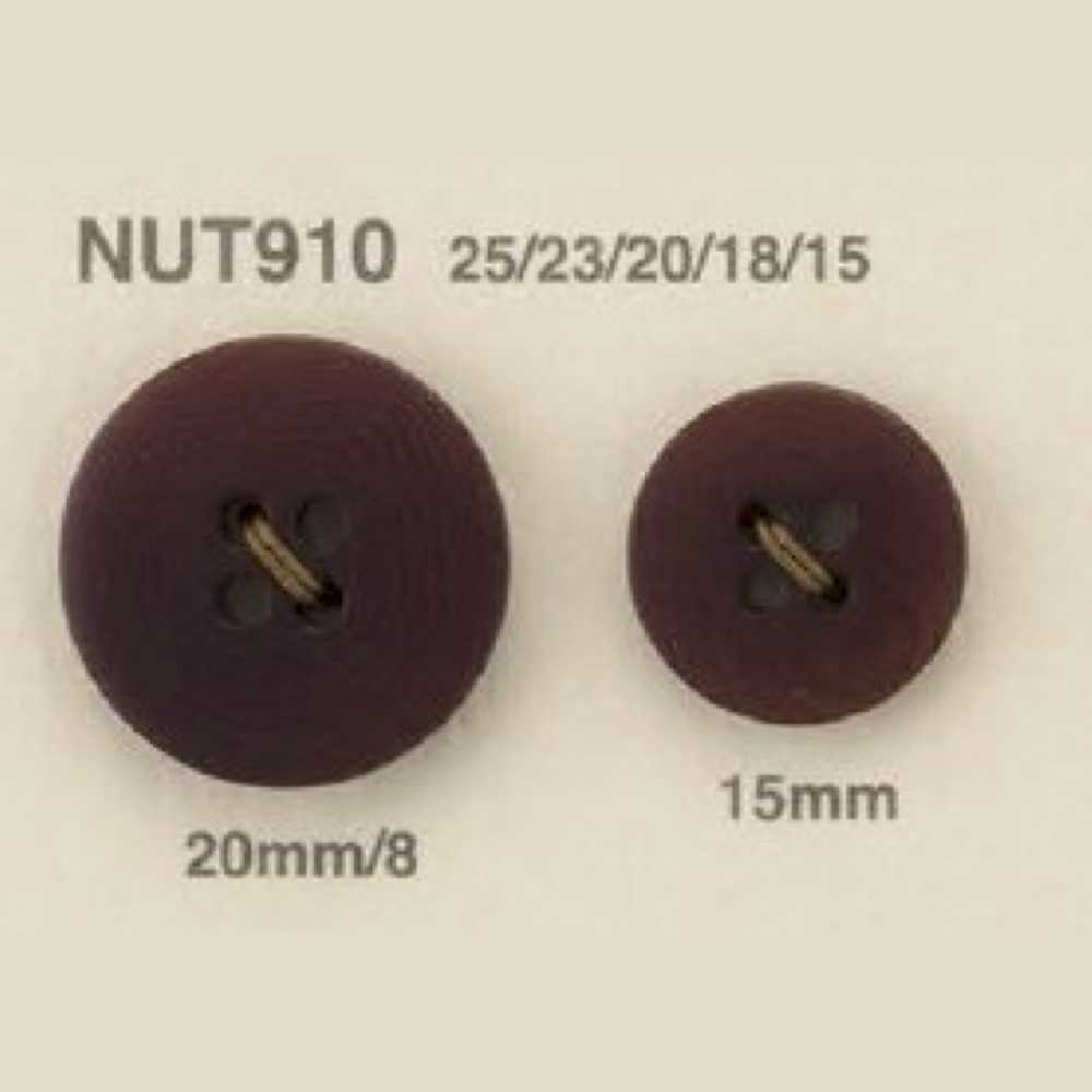 NUT-910 Tuerca De Material Natural Botón De 4 Orificios IRIS