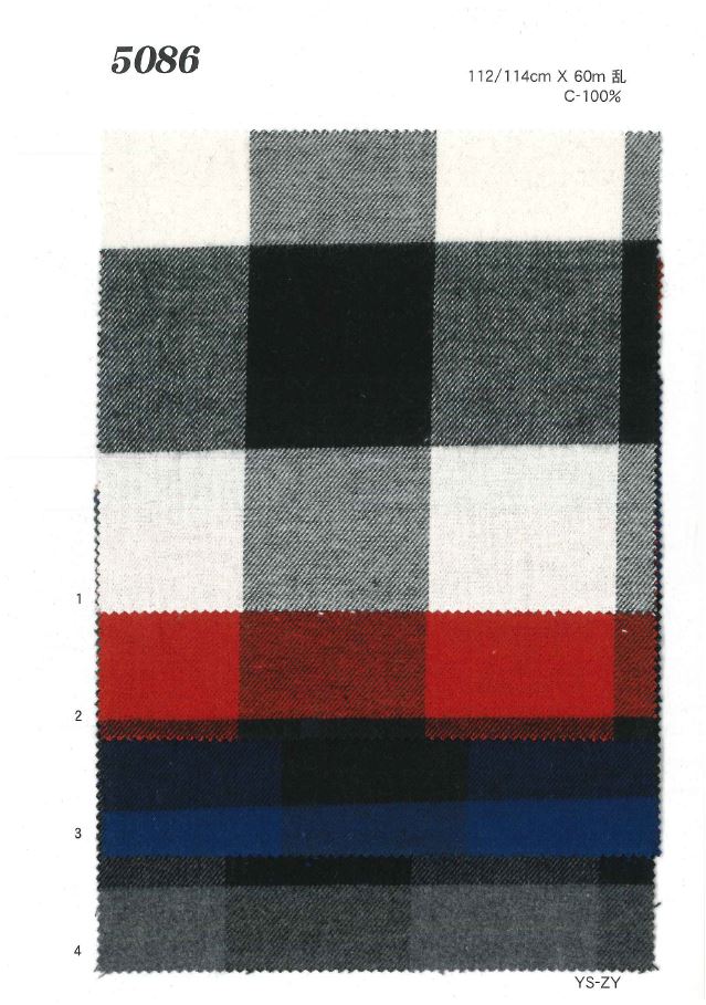 MU5086 Comprobación De Bloque Difuso[Fabrica Textil] Ueyama Textile