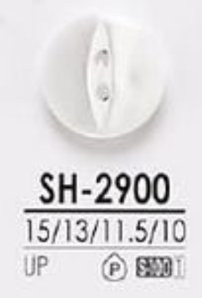 SH-2900 Resina De Poliéster Agujero Delantero 2 Agujeros, Botón Brillante IRIS