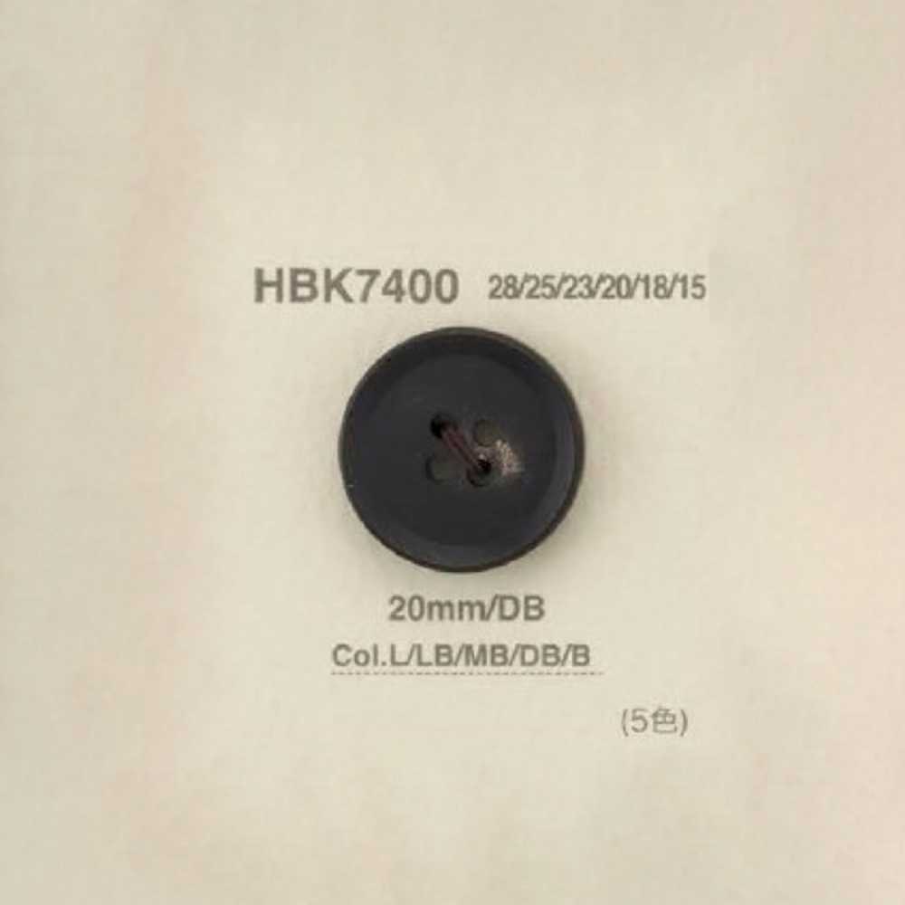 HBK7400 Botón De Cuerno De Búfalo Real Con 4 Agujeros En La Parte Delantera IRIS