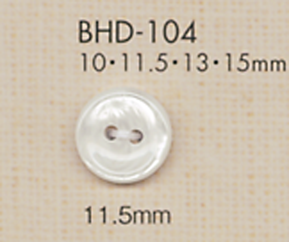 BHD104 BOTONES DAIYA Botón De Poliéster Con Doble Orificio Resistente A Los Impactos RIVER SHELL Style DAIYA BUTTON