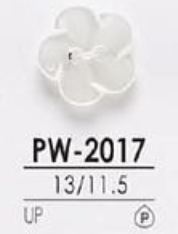 PW2017 Agujero Frontal De Resina De Poliéster 2 Agujeros, Botón Brillante IRIS