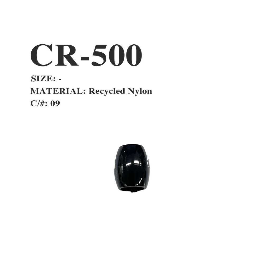 CR-500 Forma De Barril De Extremo De Cordón De Nailon Reciclado De Red De Pesca[Hebillas Y Anillo] Morito