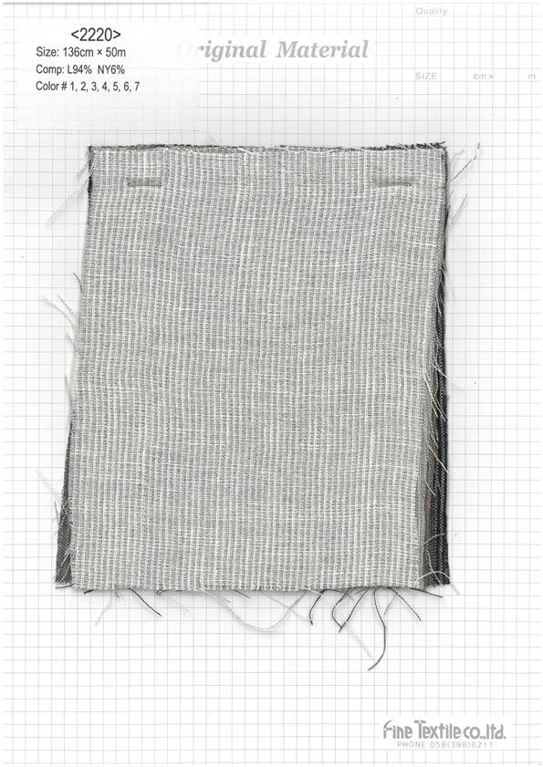 2220 Vaso De Lino A Rayas[Fabrica Textil] Textil Fino