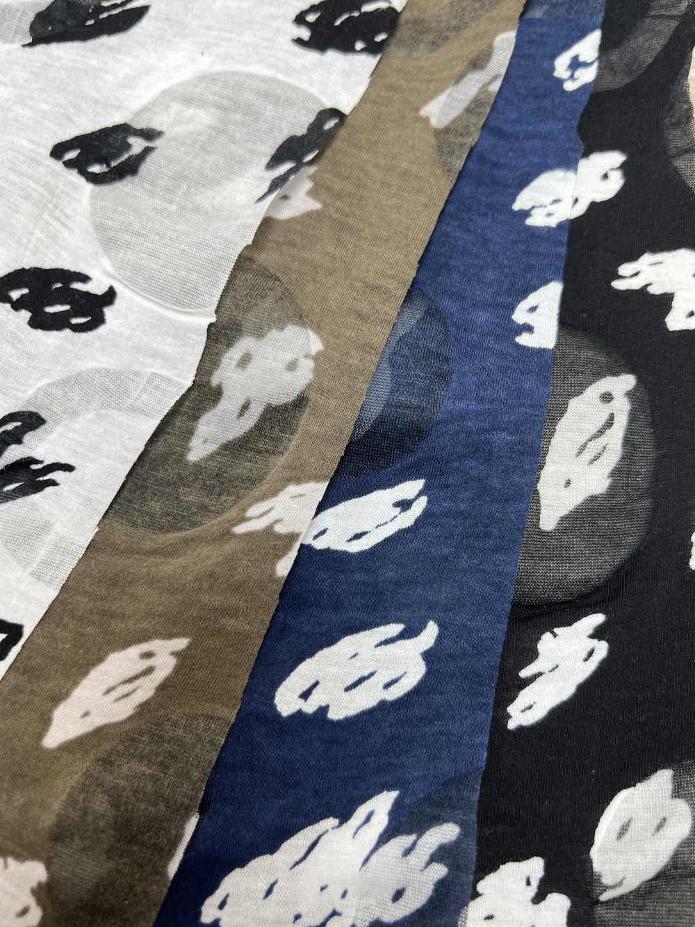 58016-1 Patrón Kika De Un Solo Color Con Estampado De Jersey Ondulado[Fabrica Textil] EMPRESA SAKURA