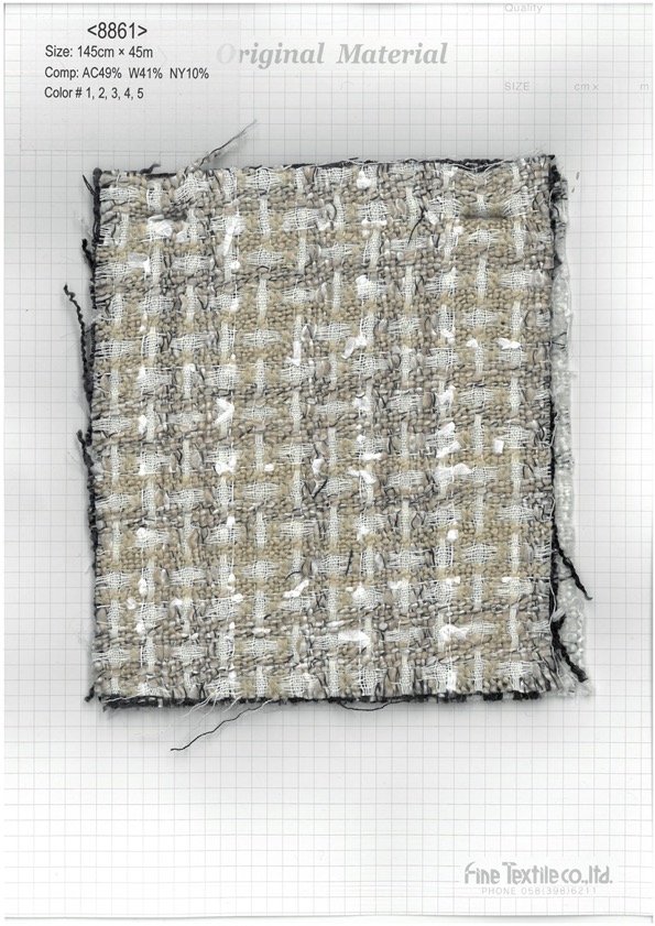 8861 Tweed Elegante[Fabrica Textil] Textil Fino