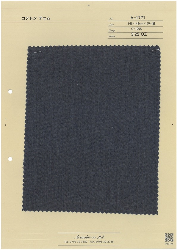 A-1771 Mezclilla De Algodón[Fabrica Textil] ARINOBE CO., LTD.