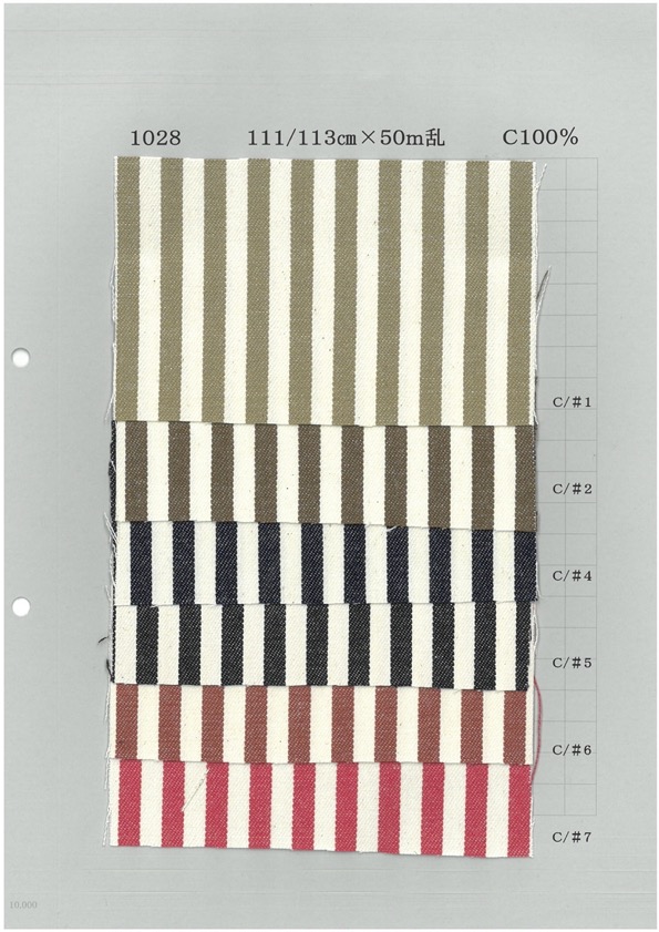 1028 Raya Hickory Gruesa[Fabrica Textil] Textil Yoshiwa