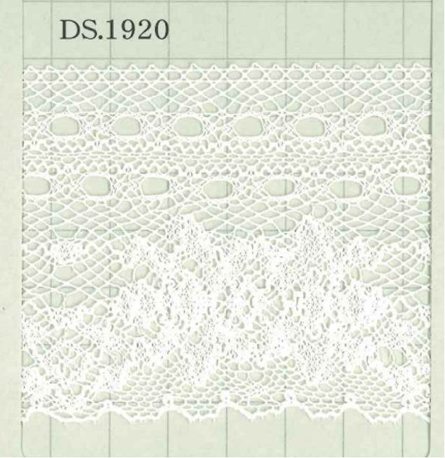 DS1920 Ancho De Encaje De Algodón: 63 Mm[Cordón] Daisada