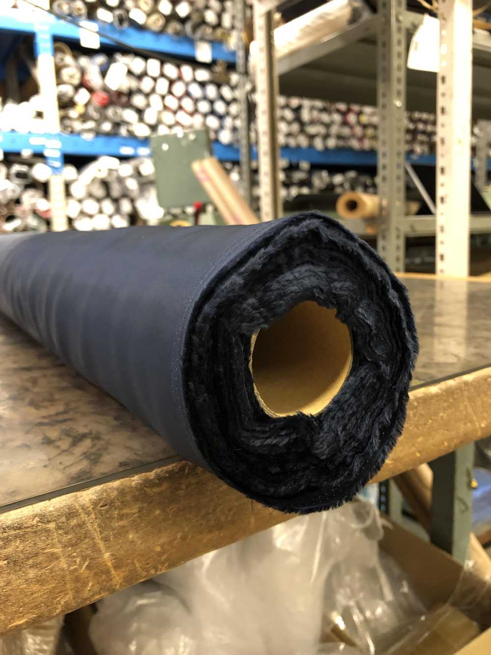 AK4340 100% Cupro Ancho, Azul Marino Sin Patrón[Recubrimiento] Asahi KASEI