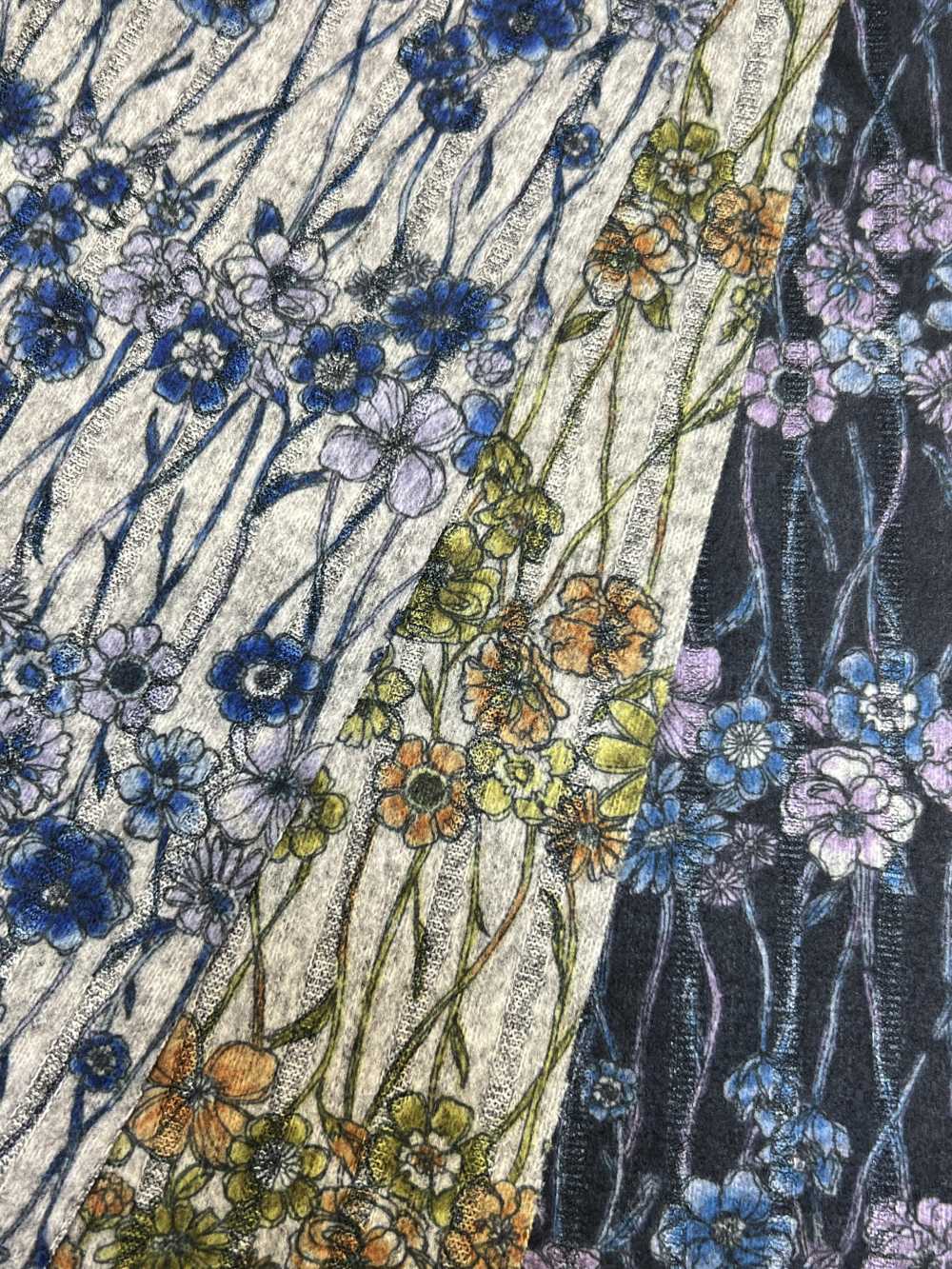 59011-53 Patrón Floral De Transferencia De Rayas Tereko[Fabrica Textil] EMPRESA SAKURA