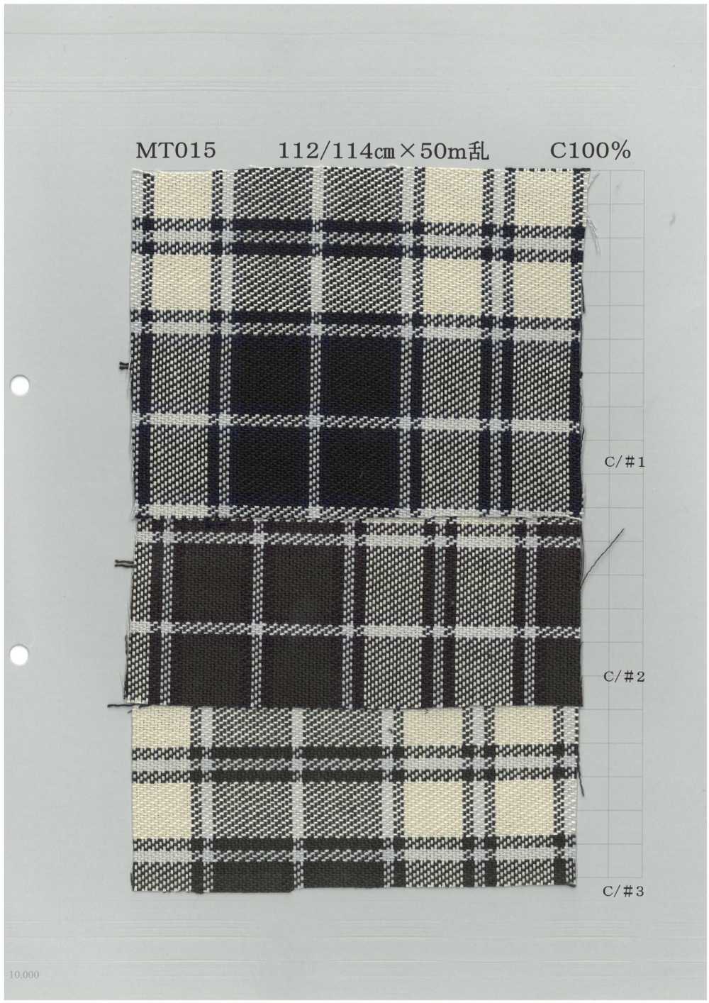 MT015 Tartán De Algodón[Fabrica Textil] Textil Yoshiwa