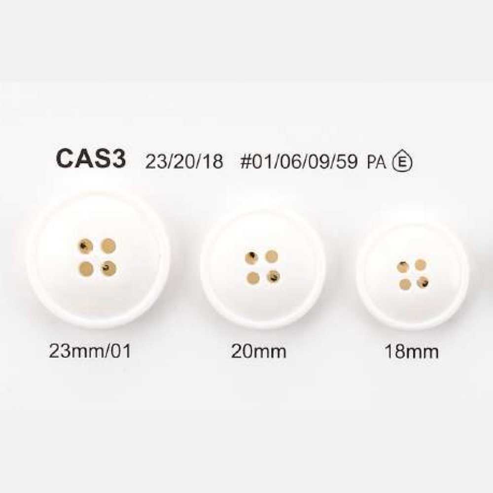 CAS3 Botón De 4 Agujeros De Resina De Nailon IRIS