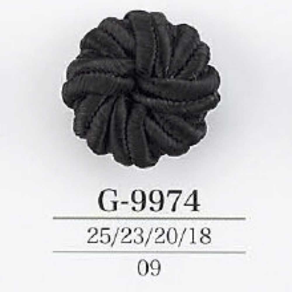 G9974 Botón De Pie De Túnel De Resina De Cordón/nylon IRIS