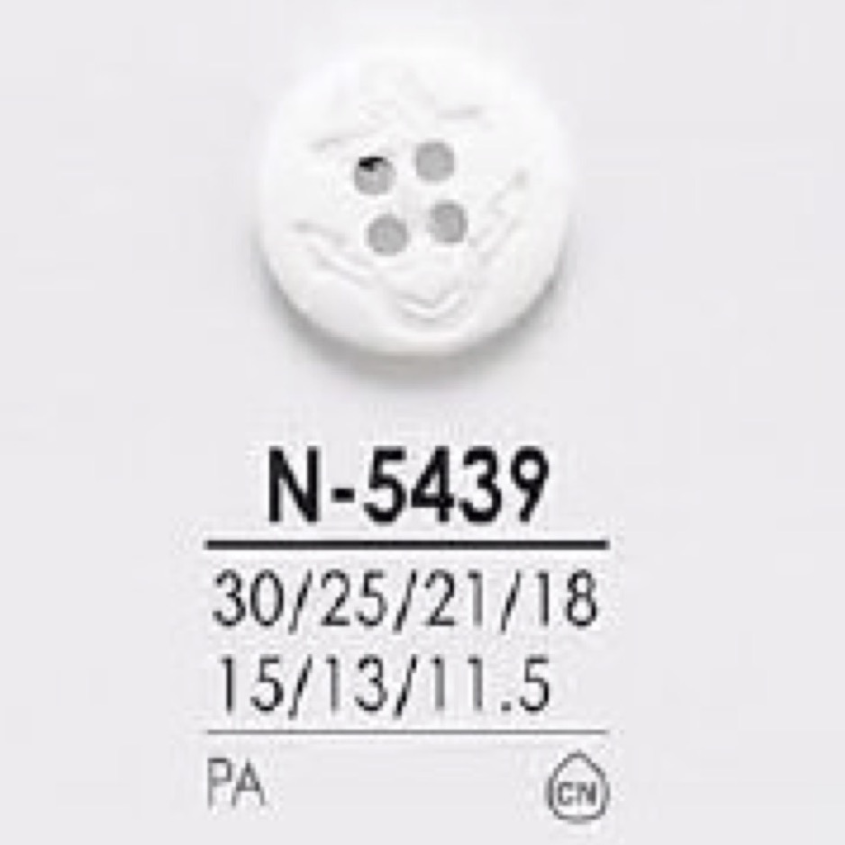 N5439 Botón De 4 Agujeros De Resina De Nailon IRIS