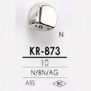 KR873 Botón De Vástago De Medio Anillo De Resina ABS IRIS