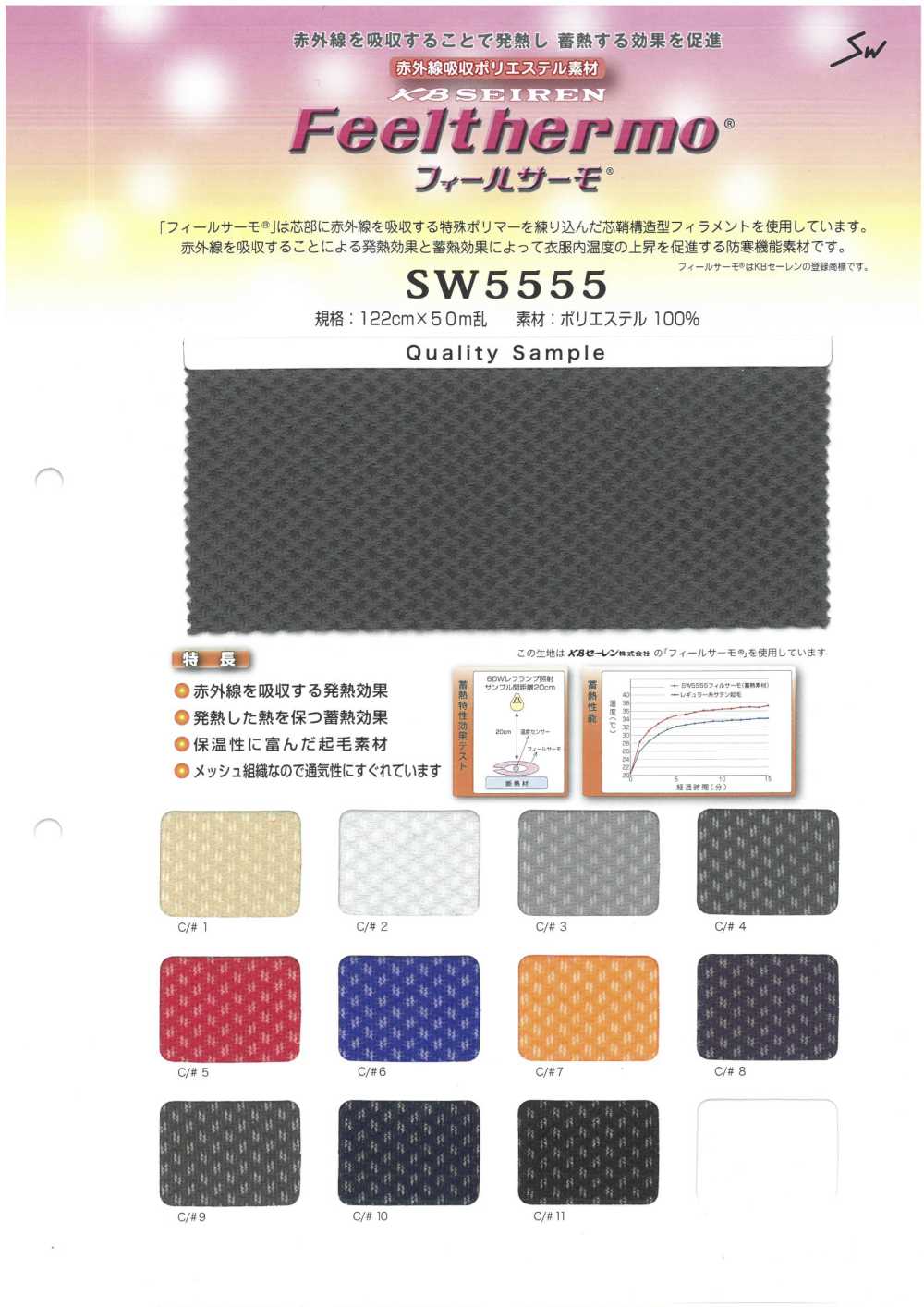 SW5555 Malla Peluda Francesa Feel Thermo[Fabrica Textil] Fibras Sanwa