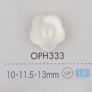 OPH333 Botón De Plástico Con Forma De Flor De 2 Orificios DAIYA BUTTON