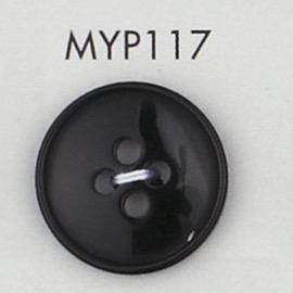 MYP117 Botón De 4 Orificios Con Borde De Resina De Poliéster DAIYA BUTTON