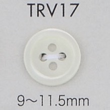 TRV17 Botón De Concha Con Borde Y 4 Agujeros DAIYA BUTTON(DAIYA BUTTON)
