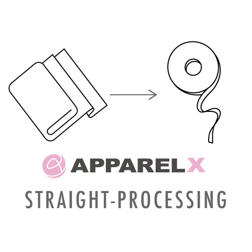 STRAIGHT-PROCESSING Corte recto (ancho de tela de 135 cm o menos)[Sistema]