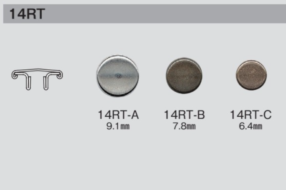 14RT Remache 14RT B/O[Cierre A Presión/arandela Con Ojal] Morito