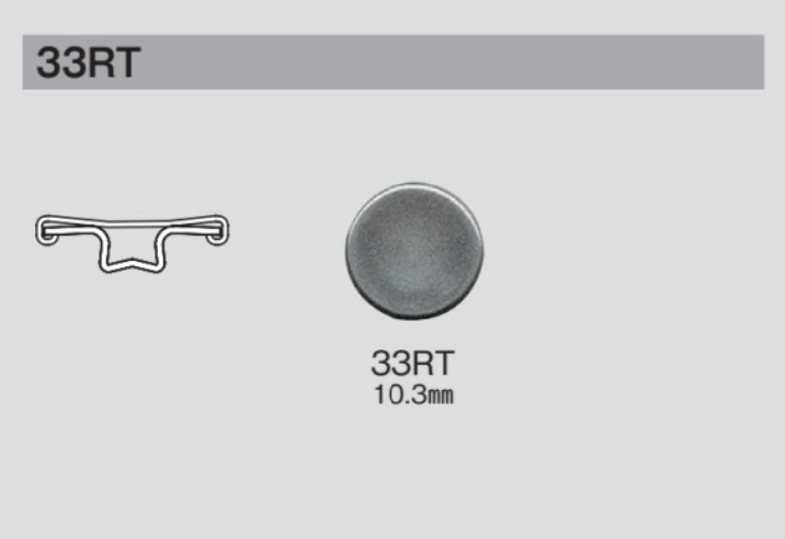 33RT Remache 33RT[Cierre A Presión/arandela Con Ojal] Morito