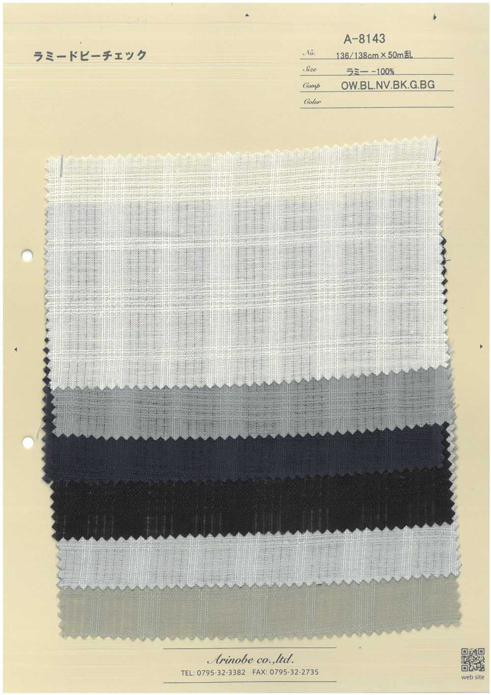 A-8143 Cuadro Dobby De Ramio[Fabrica Textil] ARINOBE CO., LTD.