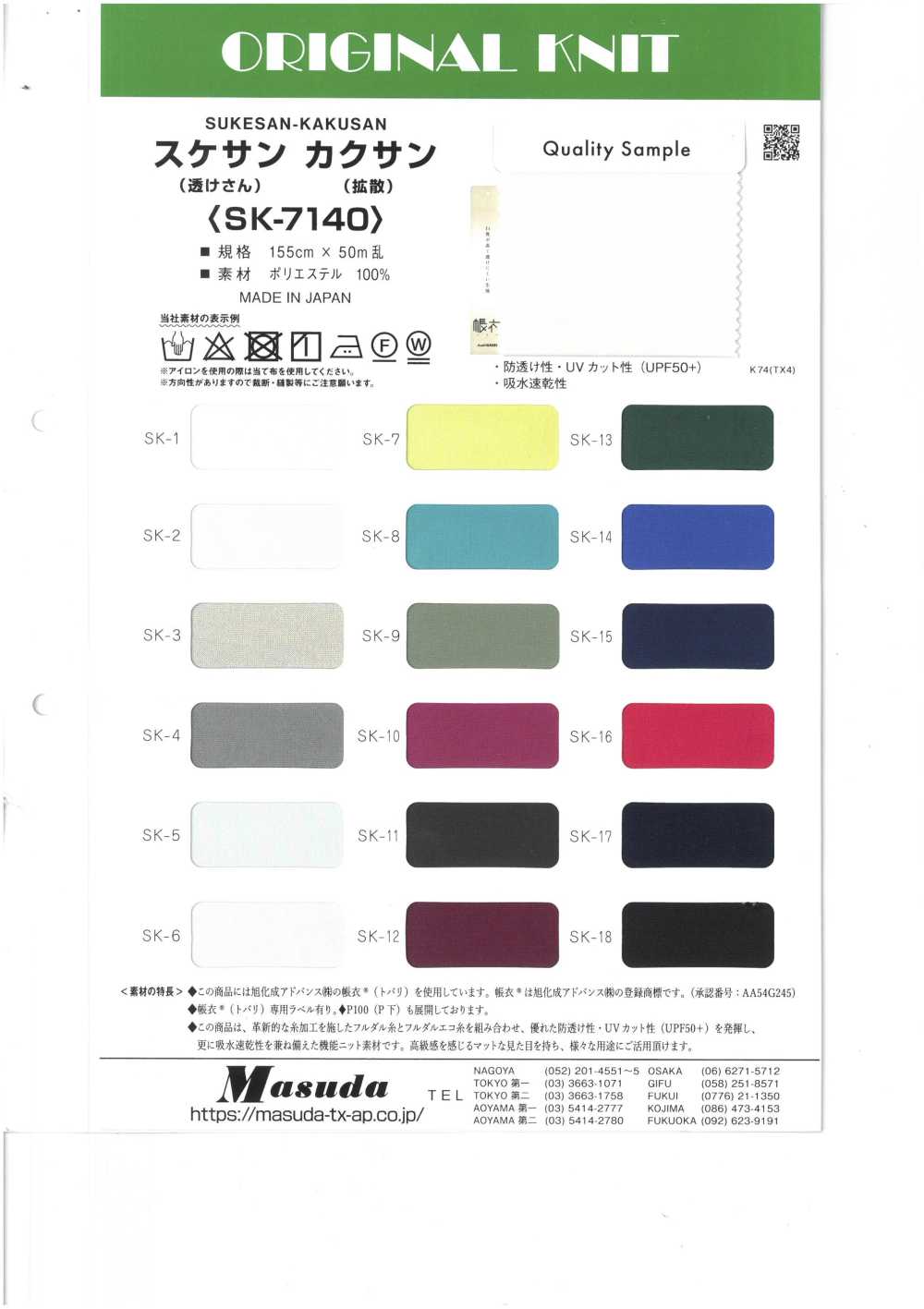 SK-7140 Sukesan Kakusan[Fabrica Textil] Masuda