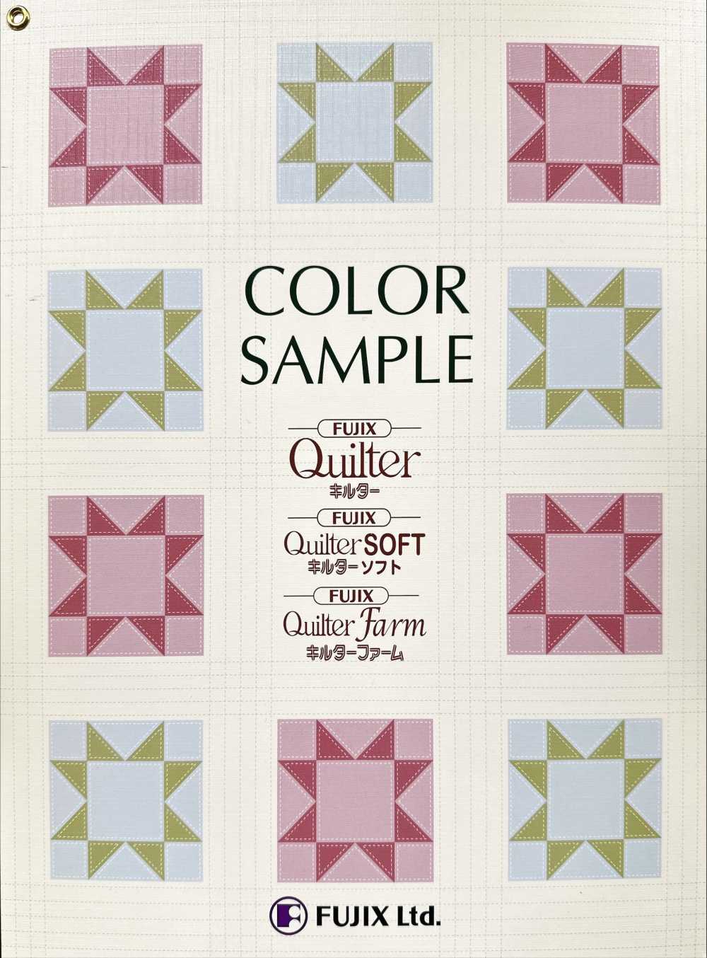 FUJIX-SAMPLE-19 Tarjeta De Muestra De Quilter Quilter Farm FUJIX