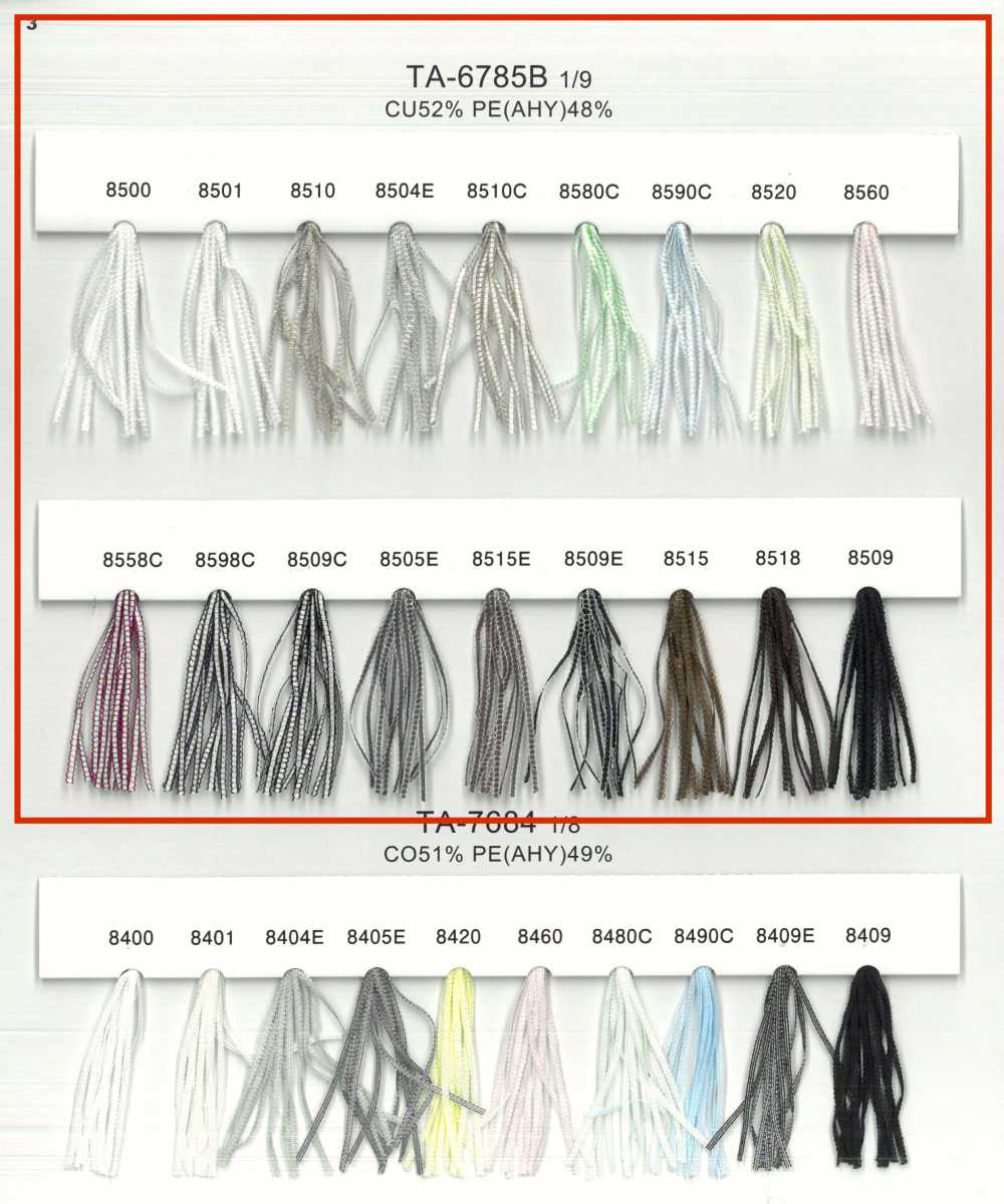 TA-6785B Hilo De Cinta De Hilo De Fantasía[Cordón De Cinta De Cinta] UNITED RIBBONS